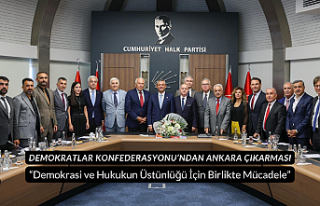 Demokratlar Konfederasyonu’ndan Ankara Çıkarması:...