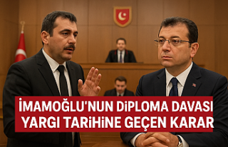 İmamoğlu’nun Diploma Davasında Yargı Tarihine...