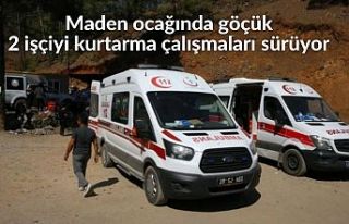 Maden Ocağında Göçük: 2 İşçiyi Kurtarma Çalışmaları...