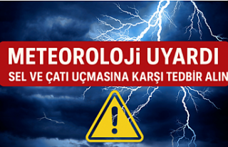 Meteoroloji Uyardı! Sel ve Çatı Uçmasına Karşı...