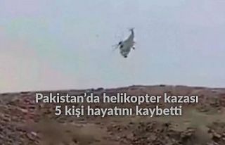 Pakistan’da helikopter kazası: 5 kişi hayatını...