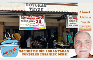Salihli’de Bir Lokantadan Yükselen İnsanlık Dersi