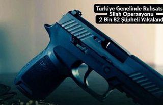 Türkiye Genelinde Ruhsatsız Silah Operasyonu: 2...