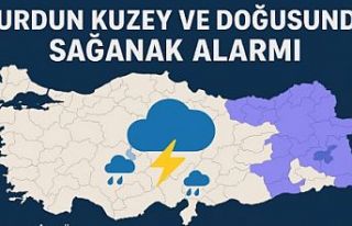 Yurdun kuzey ve doğusunda sağanak alarmı
