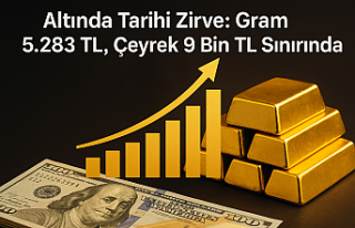 ALTIN YENİ HAFTAYA REKORLA BAŞLADI! GRAM 5 BİN...