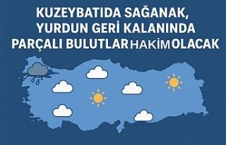 Kuzeybatıda Sağanak, Yurdun Geri Kalanında Parçalı...