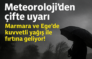 Meteoroloji’den çifte uyarı: Marmara ve Ege’de...