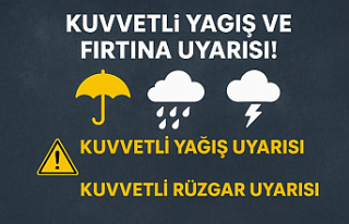 Meteoroloji’den kuvvetli yağış ve fırtına uyarısı!...