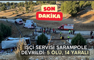 SON DAKİKA! İşçi Servisi Şarampole Devrildi:...