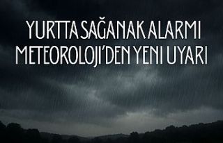 Yurtta Sağanak Alarmı: Meteoroloji’den Yeni Uyarı
