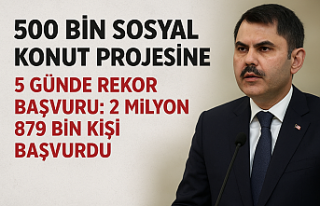 500 Bin Sosyal Konut Projesine 5 Günde Rekor Başvuru:...