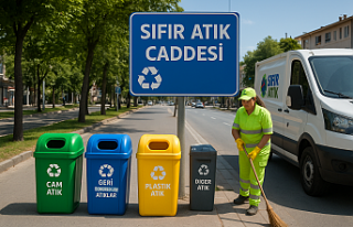 Caddeler sıfır atıkla dönüşüyor