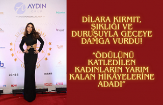 Dilara Kırmıt, Şıklığı ve Duruşuyla Geceye...