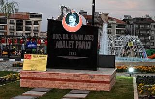 Doç. Dr. Sinan Ateş Adalet Parkı Salihli’de Açıldı,...
