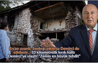Ercan uyardı: Sındırgı yıkılırsa Demirci de...