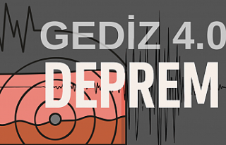 Gediz'de korkutan deprem!