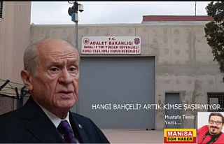 HANGİ BAHÇELİ? ARTIK KİMSE ŞAŞIRMIYOR…