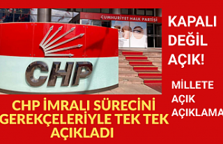KAPALI DEĞİL AÇIK! MİLLETE AÇIK AÇIKLAMA! CHP...