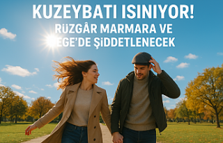 Kuzeybatı Isınıyor! Rüzgâr Marmara ve Ege’de...