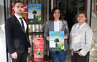 Manisa’da Atık Pil Getirene Zeytin Fidanı Hediye!