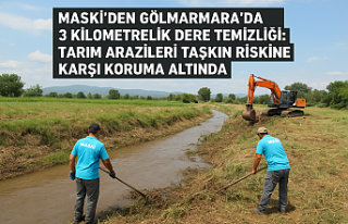 MASKİ’den Gölmarmara’da 3 Kilometrelik Dere...