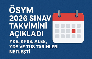 ÖSYM, 2026 Sınav Takvimini Açıkladı: YKS, KPSS,...