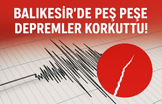 Sındırgı’da Sabah Panik Anları! Art Arda Depremlerle...