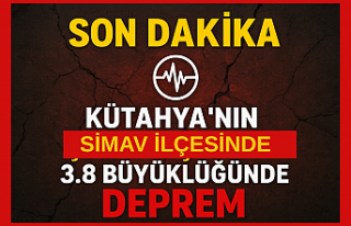 SON DAKİKA… Kütahya’nın Simav İlçesinde 3.8...