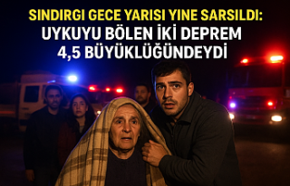 SON DAKİKA! Sındırgı Gece Yarısı Yine Sarsıldı!...