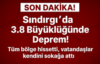 SON DAKİKA! Sındırgı’da 3.8 Büyüklüğünde...