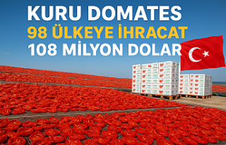 Türk Kuru Domatesi Dünyayı Fethetti: 98 Ülkeye...