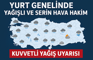 Yurt Genelinde Yağışlı ve Serin Hava Hakim: Meteoroloji’den...