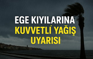 Ege Kıyıları İçin Kuvvetli Yağış Uyarısı:...