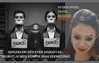 GERÇEKLERİ SÖYLEYEN AVUKATI DA AVUKATLIK MESLEĞİNİ...
