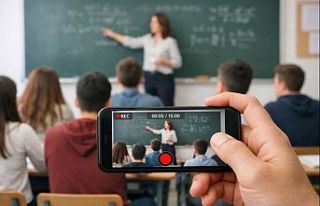 Lisede çekildiği iddia edilen uygunsuz görüntüler...