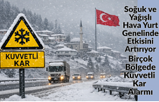 Soğuk ve Yağışlı Hava Yurt Genelinde Etkisini...