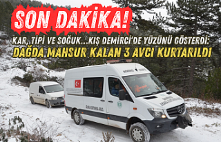 SON DAKİKA! Kar, Tipi ve Soğuk…Kış Demirci’de...