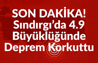 SON DAKİKA! Sındırgı’da 4.9 Büyüklüğünde...