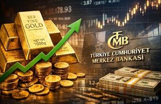Altındaki yükseliş Merkez Bankası rezervlerini...