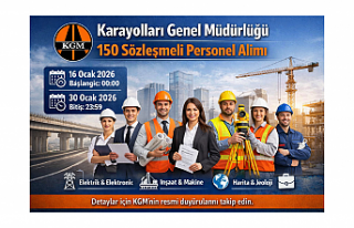 Karayolları Genel Müdürlüğü’nden 150 Sözleşmeli...