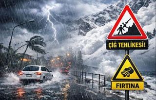 Meteoroloji’den kuvvetli yağış, fırtına ve...