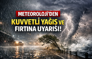 Meteoroloji’den kuvvetli yağış ve fırtına uyarısı!