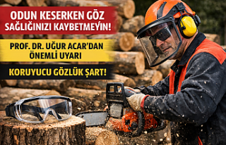 Odun Keserken Göz Sağlığınızı Kaybetmeyin:...