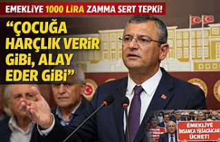 Özgür Özel’den emekliye 1.000 liralık zamma...