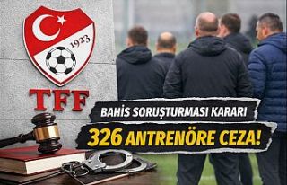PFDK’dan Bahis Soruşturmasında Tarihi Karar: 326...