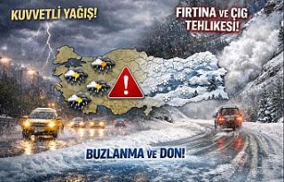 Yurt Genelinde Kuvvetli Yağış ve Fırtına Uyarısı:...