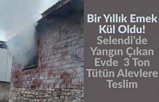 Bir Yıllık Emek Kül Oldu! Selendi’de Yangın...