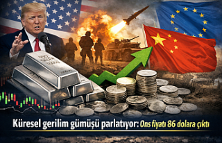 Küresel gerilim gümüşü parlatıyor: Ons fiyatı...