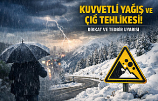 Meteoroloji’den Kuvvetli Yağış ve Çığ Uyarısı