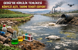 GEDİZ’DE ALARM: KİRLİLİK KÖRFEZİ AŞTI, TARIMI...